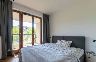 Аренда современной 2-комнатной квартиры, 50 м², район Мокотув, Варшава, Польша